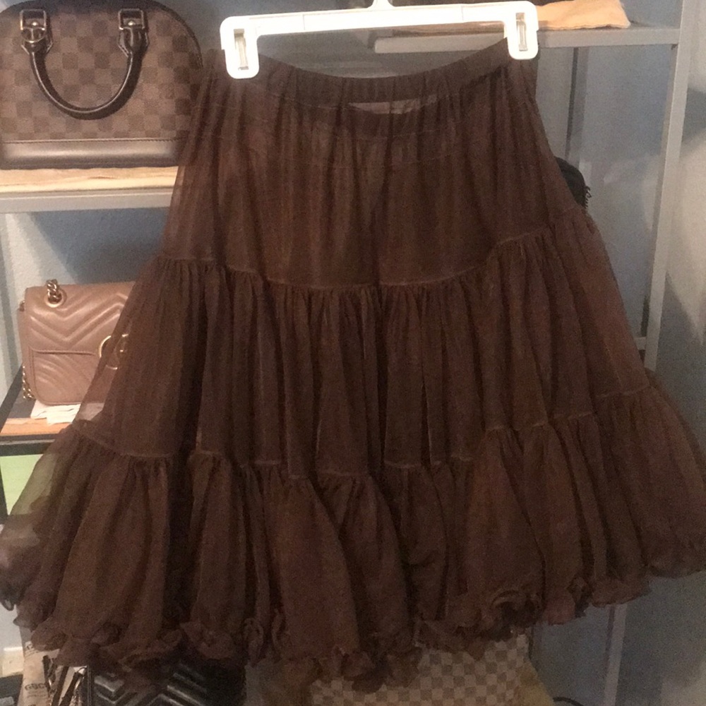 Brown petticoat
